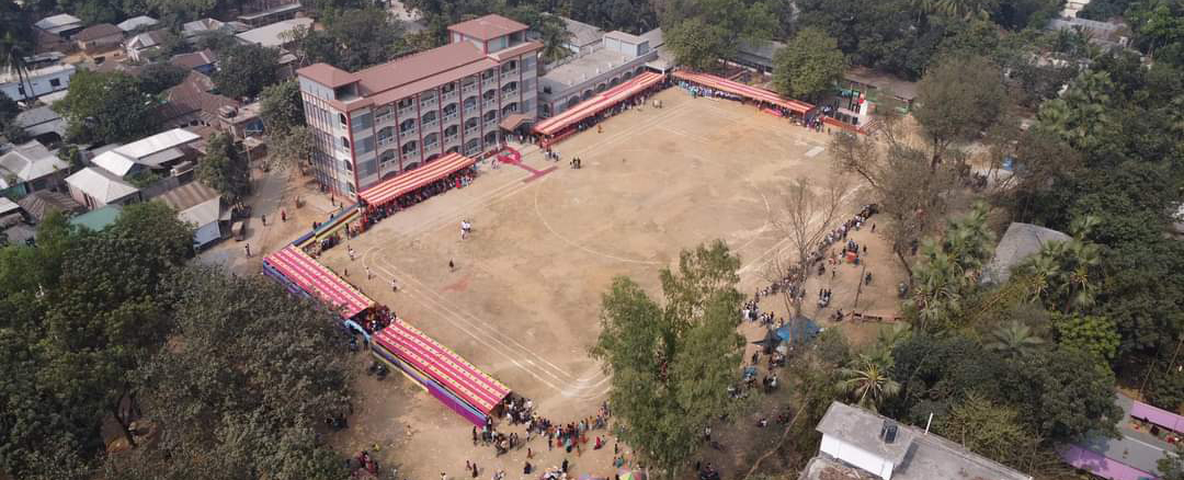 পাখির চোখে হাপুনিয়া মহাবাগ স্কুল এন্ড কলেজ